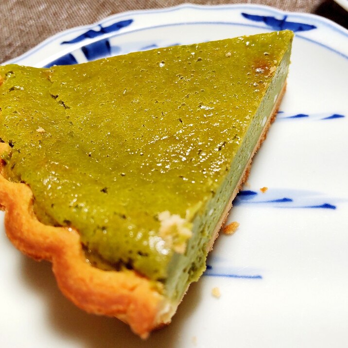 市販のタルト台利用で簡単 抹茶チーズタルト